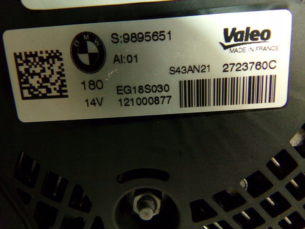 фото №7, Bmw 2 u06 x1 u11 генератор 180a / po 5.709 km