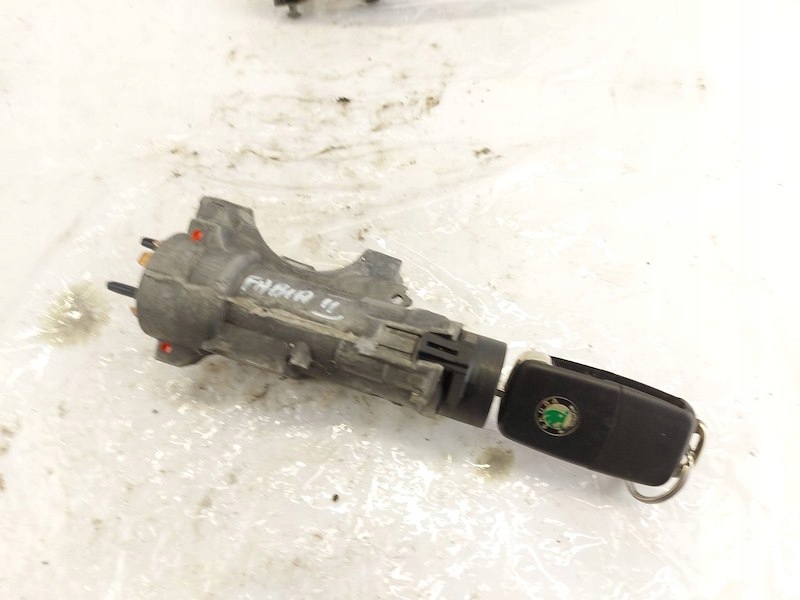 фото №15, Замок зажигания зажигания ключ ручка 4b0905851c 4b0905849 skoda fabia ii 542