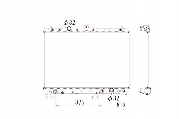 фото №1, Nrf радиатор honda legend 3,5 24v 96-
