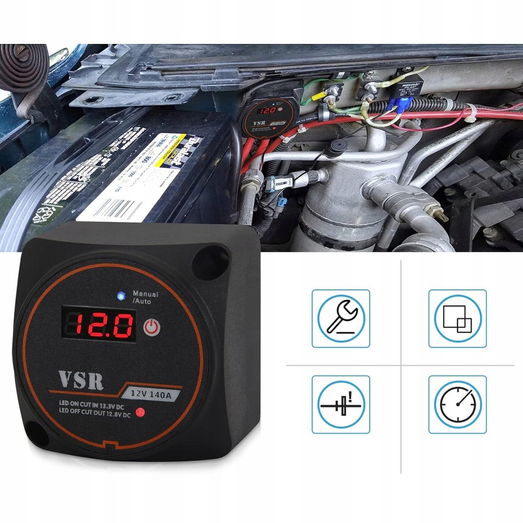 Zree подвійний перемикач сепаратора акумуляторів Доставка