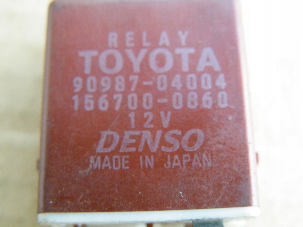 фото №7, Toyota corolla verso yaris auris реле красный 90987-04004