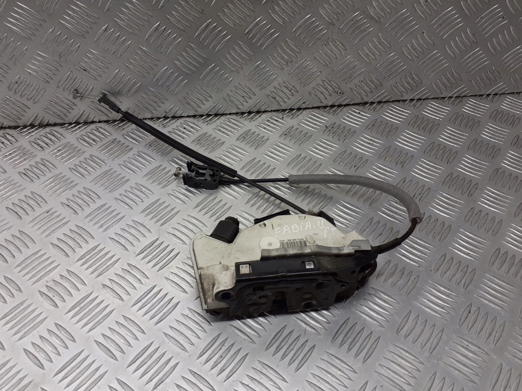 фото №1, Замок дверь правый задняя skoda fabia ii 6pin