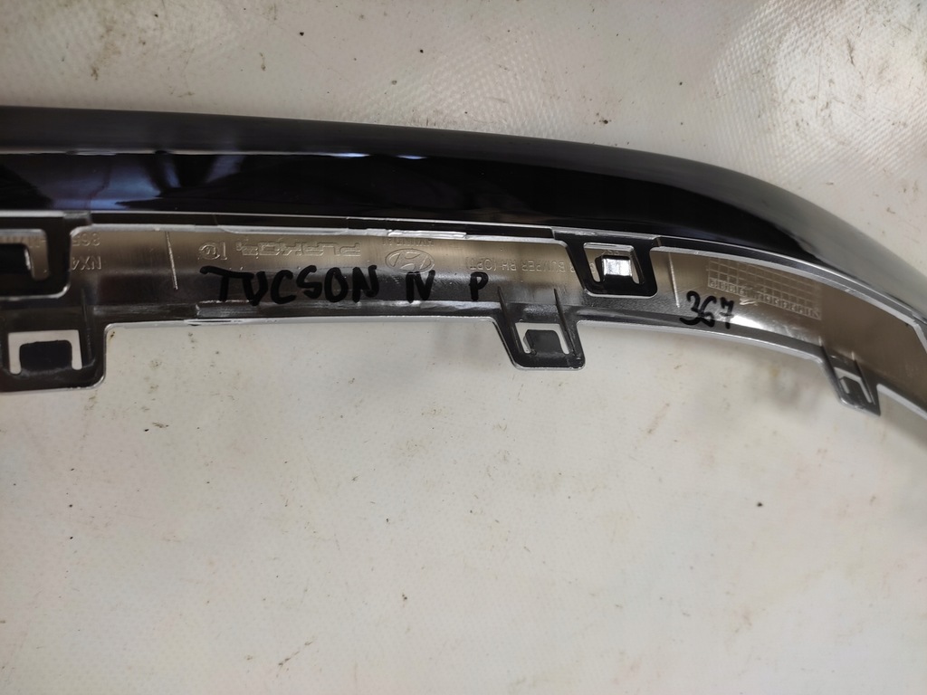 фото №11, Hyundai tucson iv молдинг бампера хром права перед 2020-