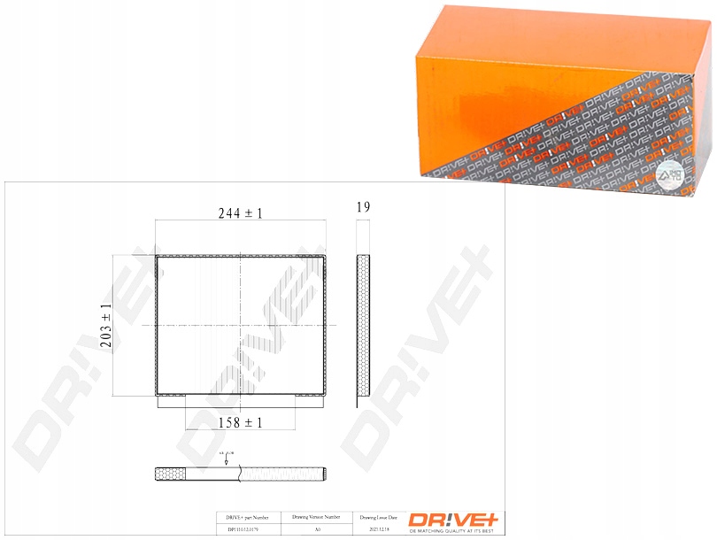 фото №1, Фильтр кабины hyundai accent iii угольный drive+