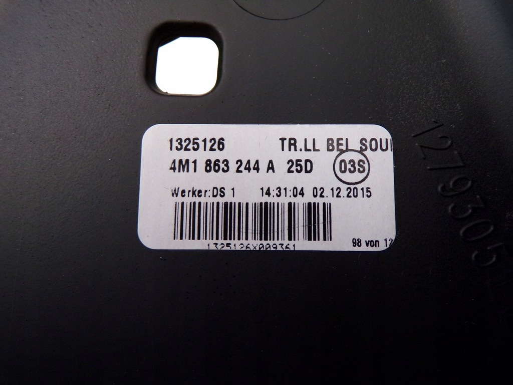 фото №10, 4m1863244a тунель середній audi q7 4m led