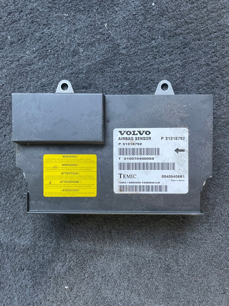 фото №1, Датчик air bag 31318792 volvo xc60