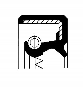 фото №1, Сальник 40x55x8/13 dacia dokker 1.2-1.6 2012