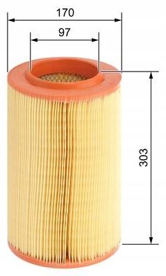 Bosch f 026 400 059 фильтр воздуха с Разборки