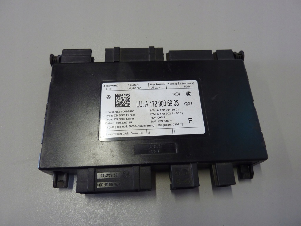 фото №1, Mercedes блок управления модуль сиденье левый перед a1729006903 новый