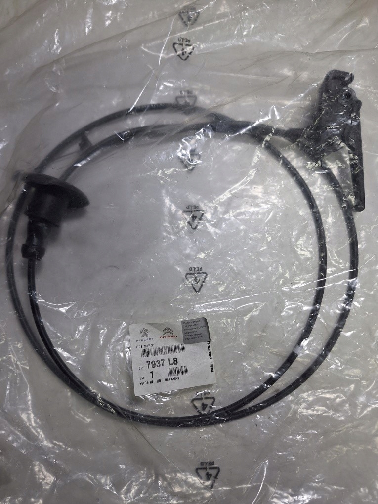 фото №1, Трос капот peugeot 307 restyl оригинальный номер 7937l8