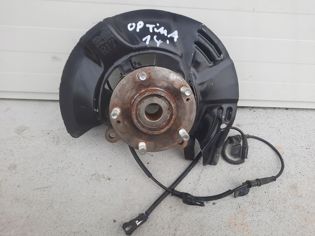 фото №1, Поворотный кулак ступица передняя правая kia optima iii gdi