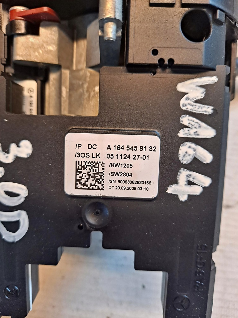 фото №8, Переключатель датчик kąta поворота mercedes ml w164 a1645458132