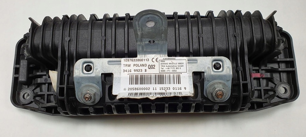 фото №3, Подушка подушка безпеки пасажира mercedes w205 2058600002