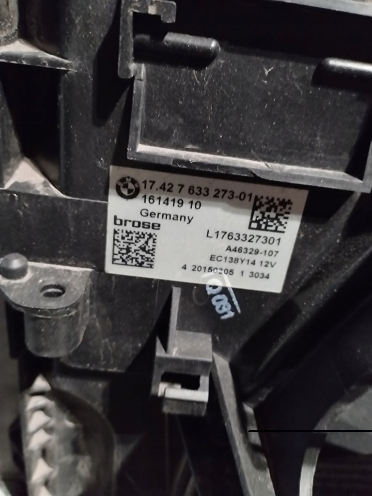 Купить Bmw f10 f11 рестайлинг  радиатор вентилятор 2.0 3.0 woda