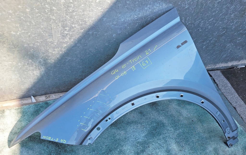 фото №1, Крила передній лівий перед audi q4 e-tron 2021-