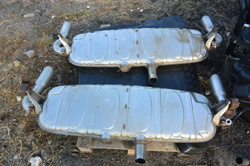 фото №1, Гаситель конечный выхлоп насадки audi q7 4l 3.0 tdi