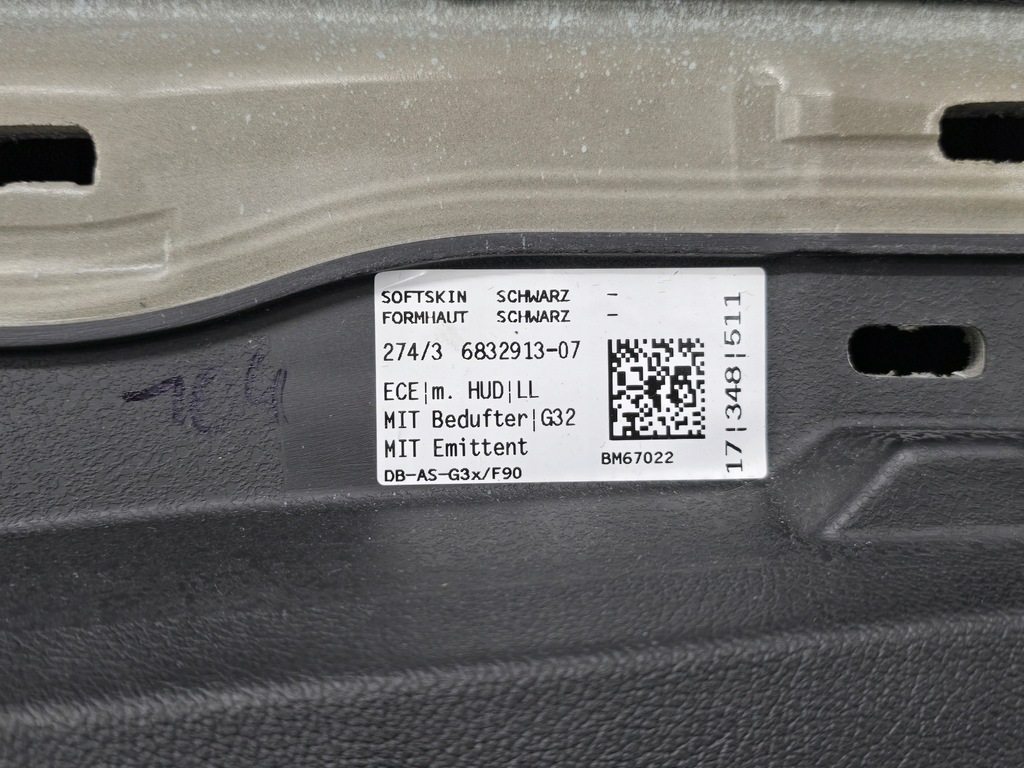 фото №16, Bmw 6 gt g32 17r приборная панель приборная приборная панель head up 6832913