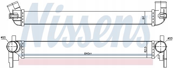 Nissens 96566 радіатор повітря наддувний Київ