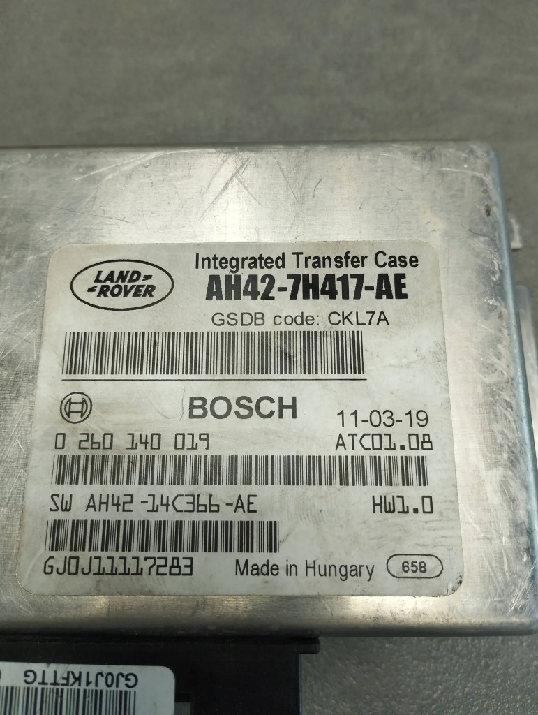 Land rover range rover sport l320 модуль блок керування 0260140019 Ціна