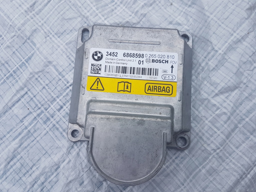 фото №1, Bmw f20 f31 f30 6868598 модуль датчик подушка безпеки