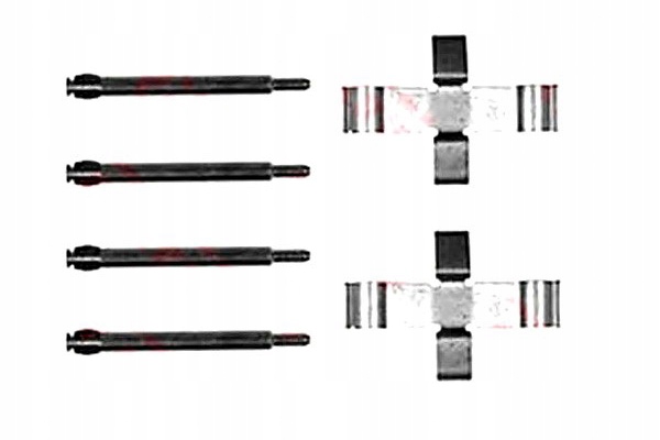 фото №2, Trw набор монтажный тормозных колодок alfa romeo 75 2.0 16