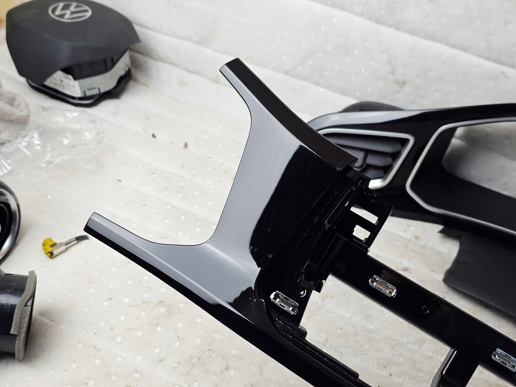 фото №12, Защита молдинг dekor консоли спидометра туннель решётка обдув vw troc t-roc