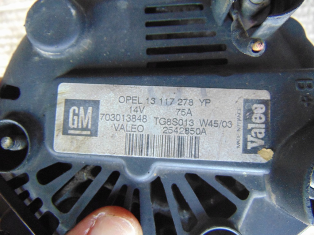Генератор 13117278yp opel Доставка