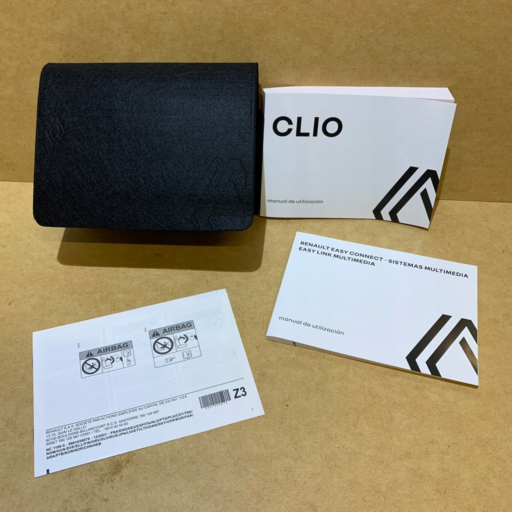 фото №1, Renault clio v lift 2023 инструкция 999101826s