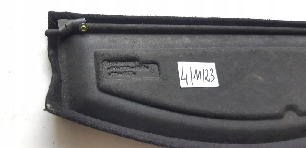 фото №9, Полка задняя багажника vw new beetle 1997-2010 czarna