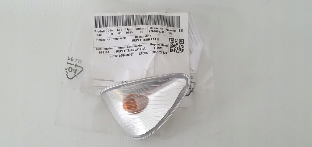 фото №1, Поворотник w дзеркало лівий renault modus