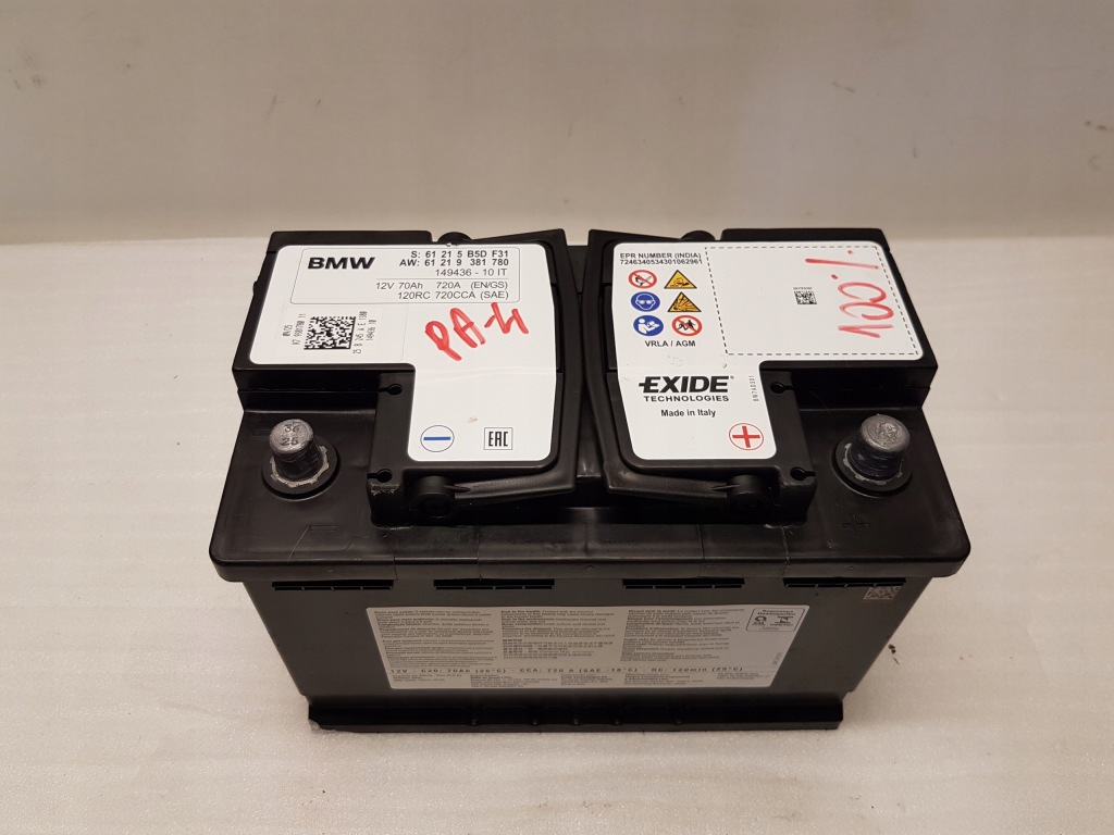 Купить Аккумулятор bmw 12v 70ah 720a 5b5df31 9381780