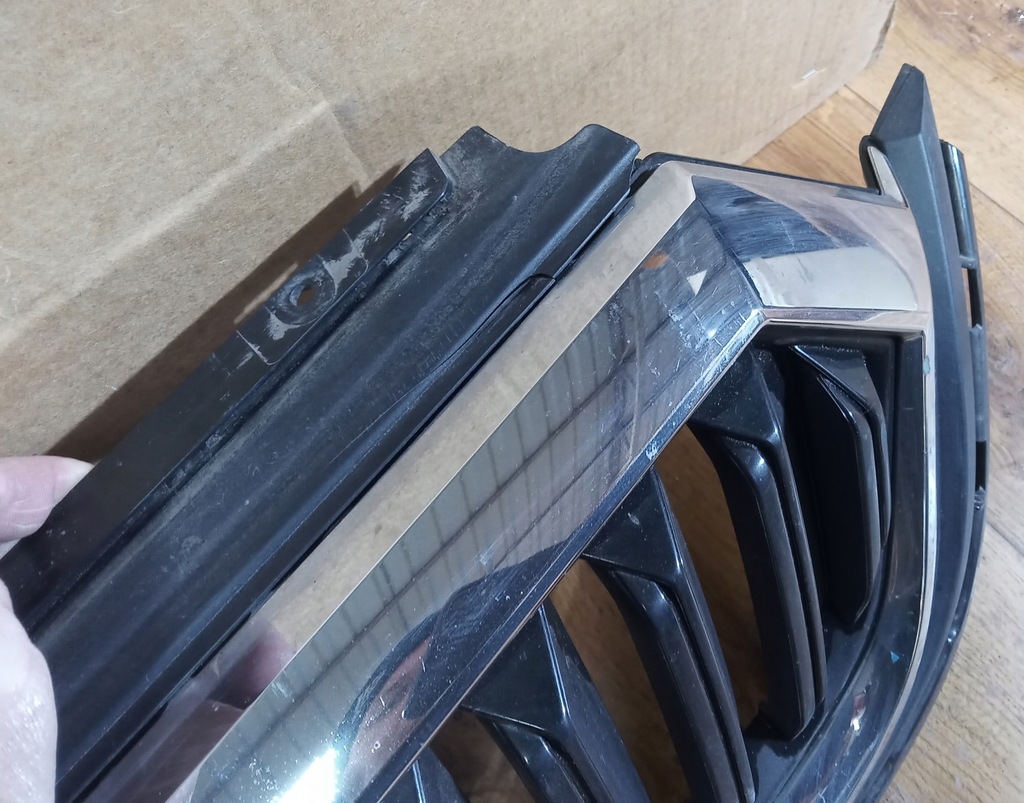 фото №2, Octavia 4 iv 2020- решётка радиатора решётка радиатора решётка радиатора хром молдинг