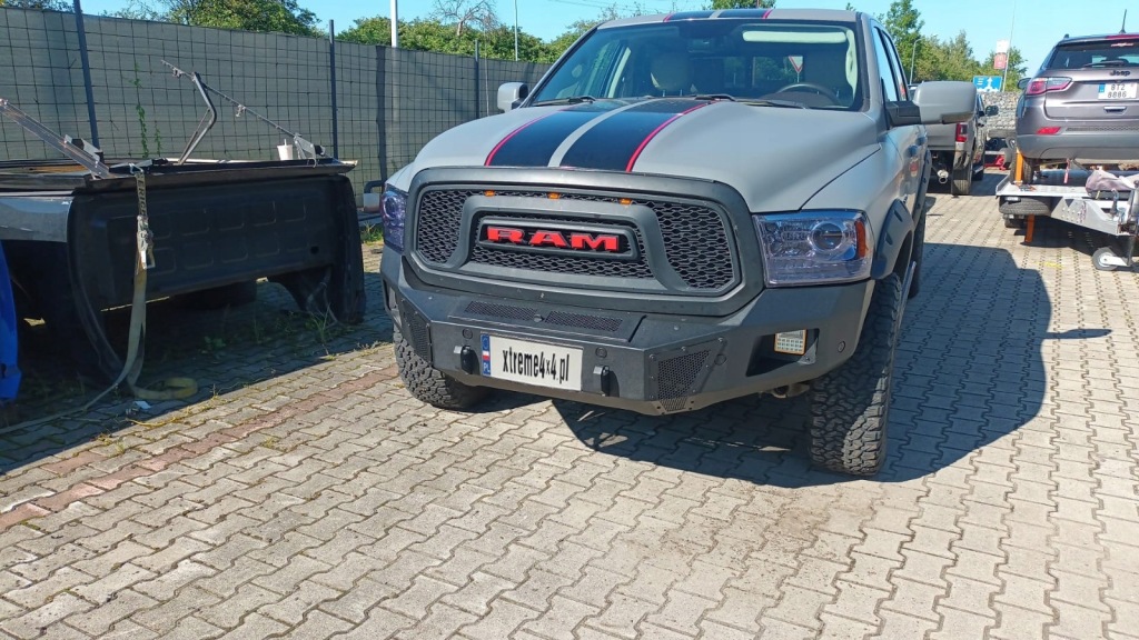 фото №1, Бампер go rhino перед сталь wysoka качество новый dodge ram 1500 ds 13+