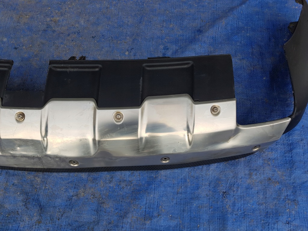 фото №6, Накладка молдинг диффузор бампера задняя mercedes ml w164