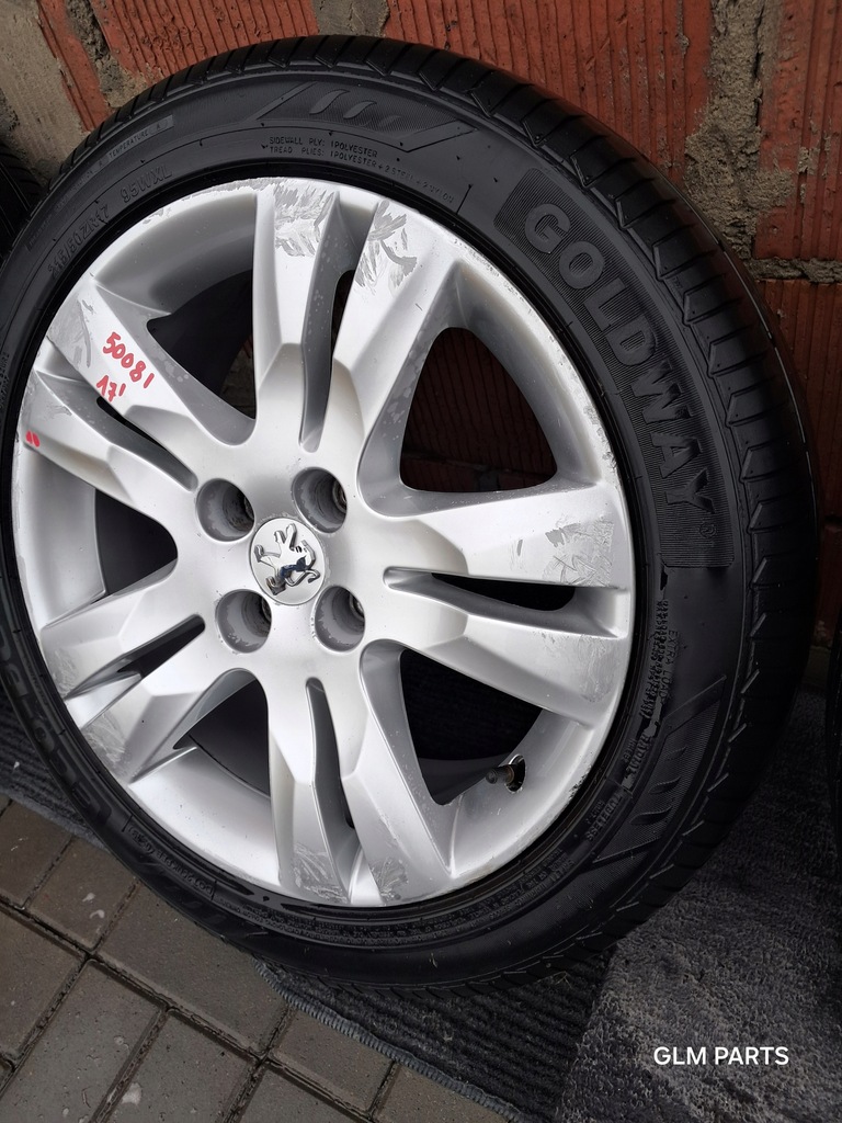 фото №6, Peugeot 5008 диски aluminiowe 17" 4x108 et29 7j 9685737280 lato 215/50r17