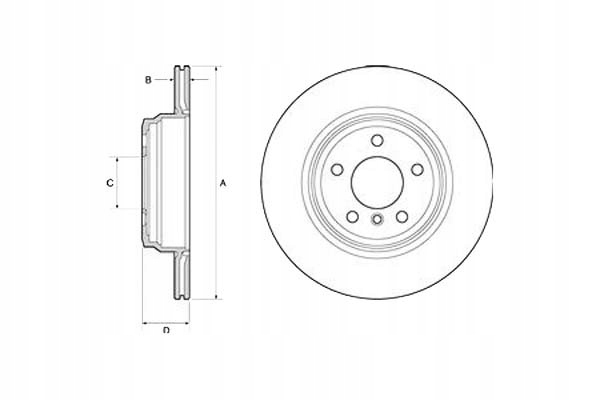фото №1, Delphi тормозные диски тормозные 2szt bmw 3 f30 f80 3 f3