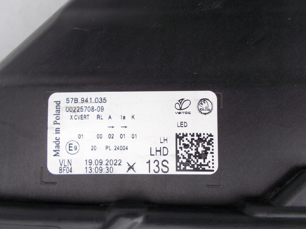 фото №15, Фара лампа skoda karoq lift fl full led 21-24 левый 57b941035 europa