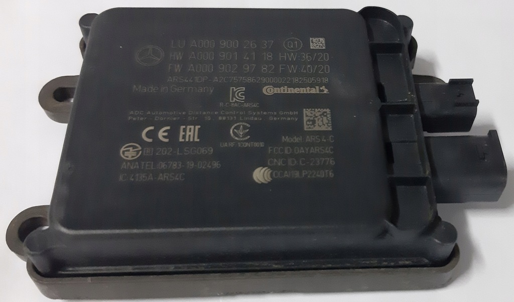 фото №2, Mercedes w206 w223 eqs sl r232 радар distronic