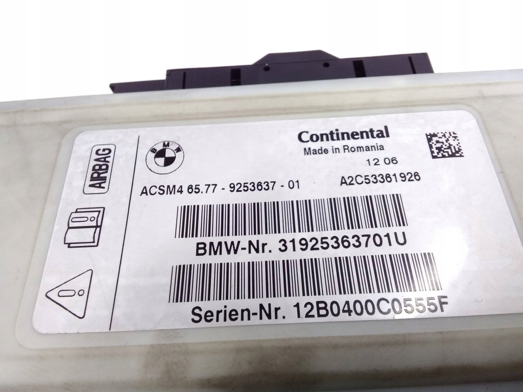 Bmw 5 f10 f11 2012 блок управления / модуль подушка безопасности Доставка