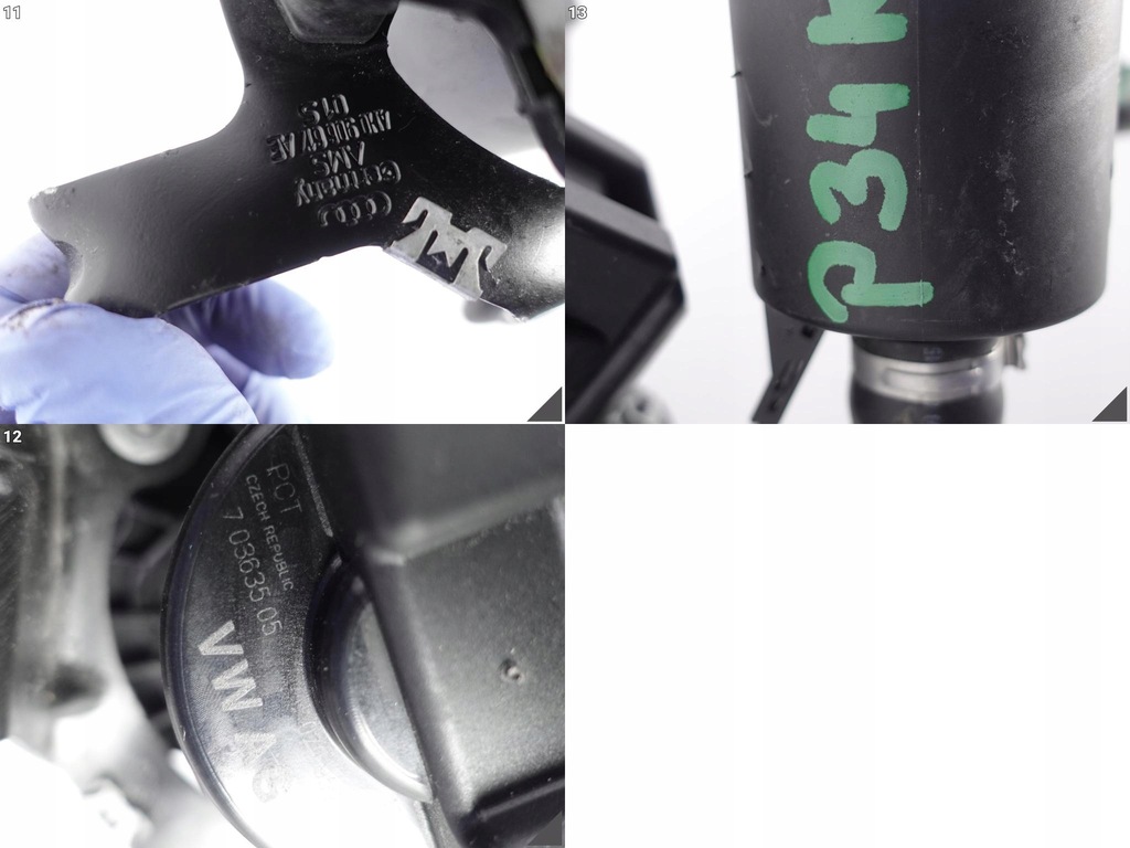 фото №12, Audi a8 s8 4h0 d4 кронштейн+ насос повітря вторинного