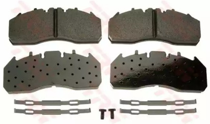 фото №2, Гальмівні колодки гальмівний. renault magnum 04- перед, задня