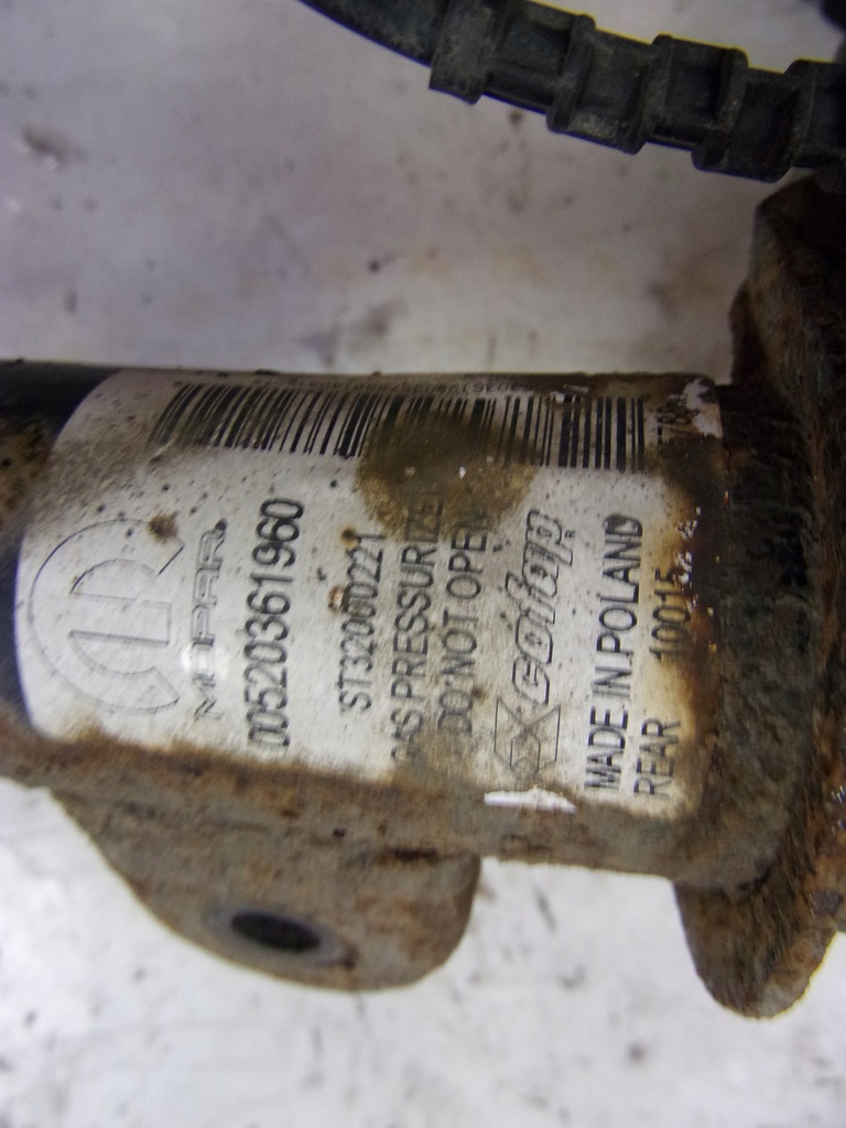 фото №5, Jeep renegade 2.0 mtj 4x4 амортизаторна стійка лівий задня 00520361960