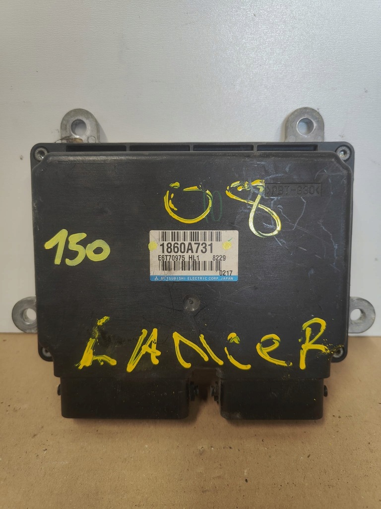 фото №1, Бортовий комп'ютер двигуна mitsubishi lancer 1.5 16v e6t70975 1860a731