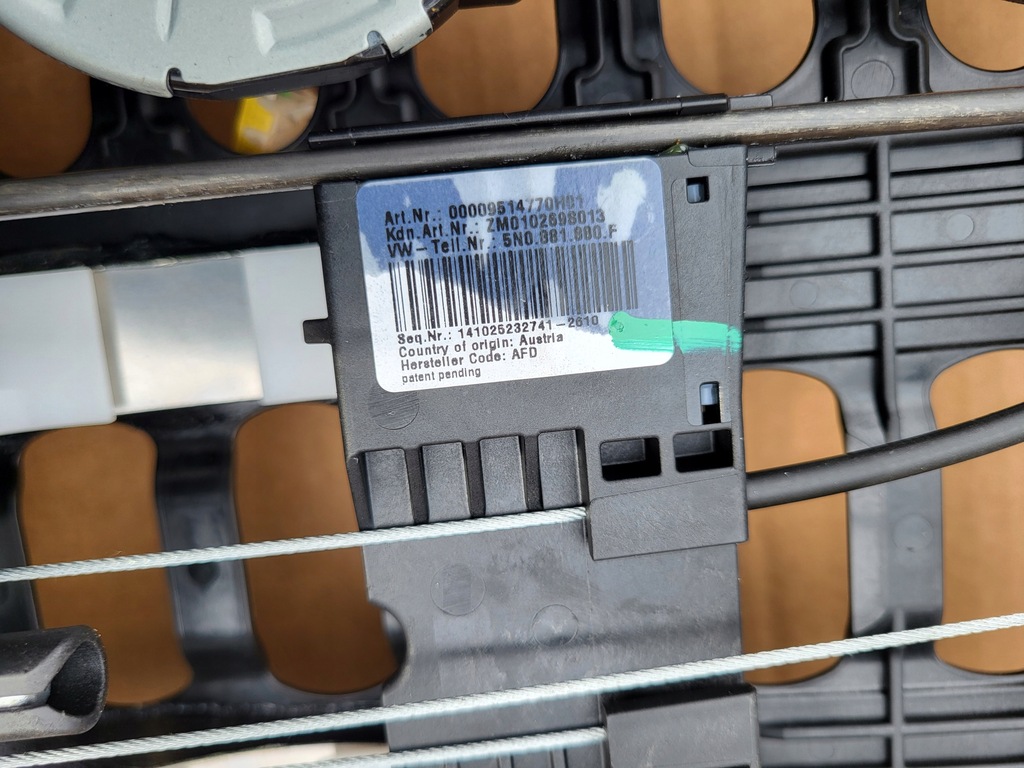 фото №8, Каркас спинка сиденье водителя регулировка поясница vw passat b8 3g rline оригинальный номер