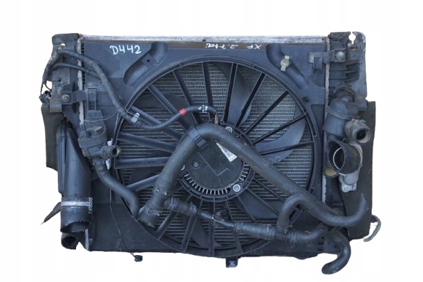 Купить Радиатор вентилятор jaguar xf x250 2.7 d