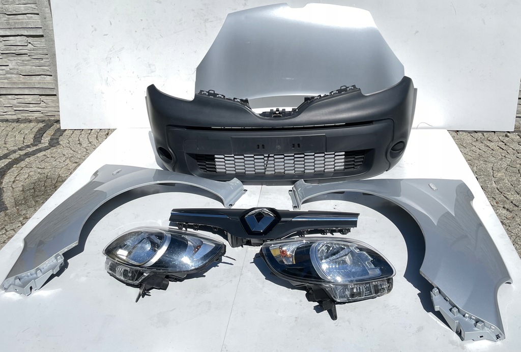 фото №1, Бампер радіатор капот лампи підкрилок pas перед renault kangoo ii z.e. lift