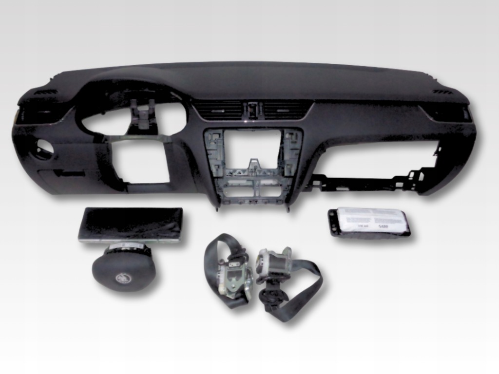 фото №1, Skoda octavia iii 3 панель приладів подушки безпеки консоль подушка безпеки ремені