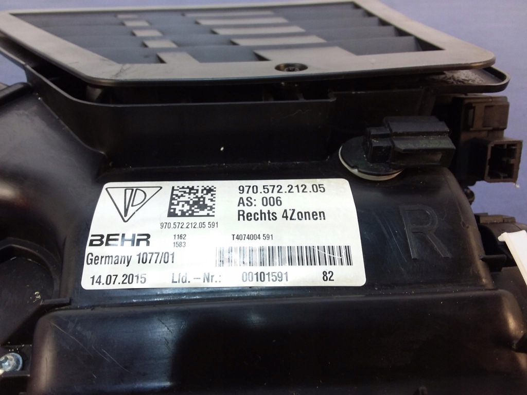 фото №6, Porsche panamera i 970 канал воздухозаборник воздуха правый