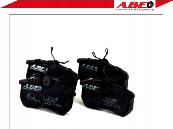 фото №3, Abe комплект тормозных колодок ham. задняя ford fiesta v, fiesta