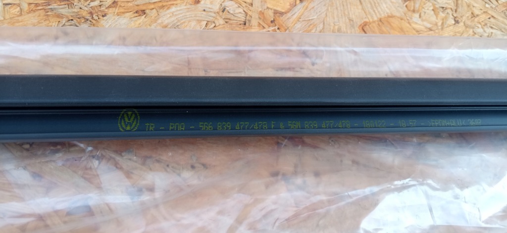 фото №4, Vw golf vii 13- молдинг наружная уплотнитель дверь левый задняя nowa 5g6839477